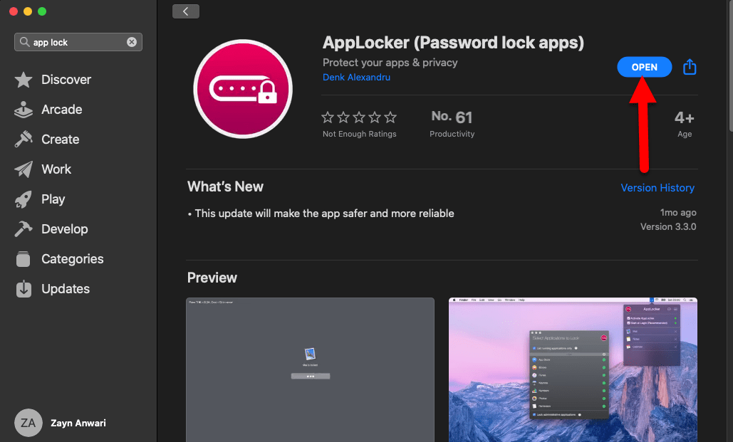 How to put password on apps on mac pro